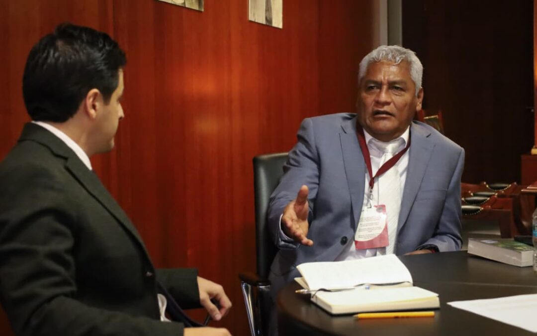 Fortalece Presidente Municipal gestión institucional en la Cámara de Senadores