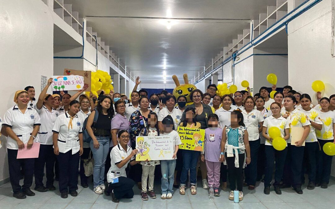 Evento por el Día Mundial contra el Cáncer Infantil.