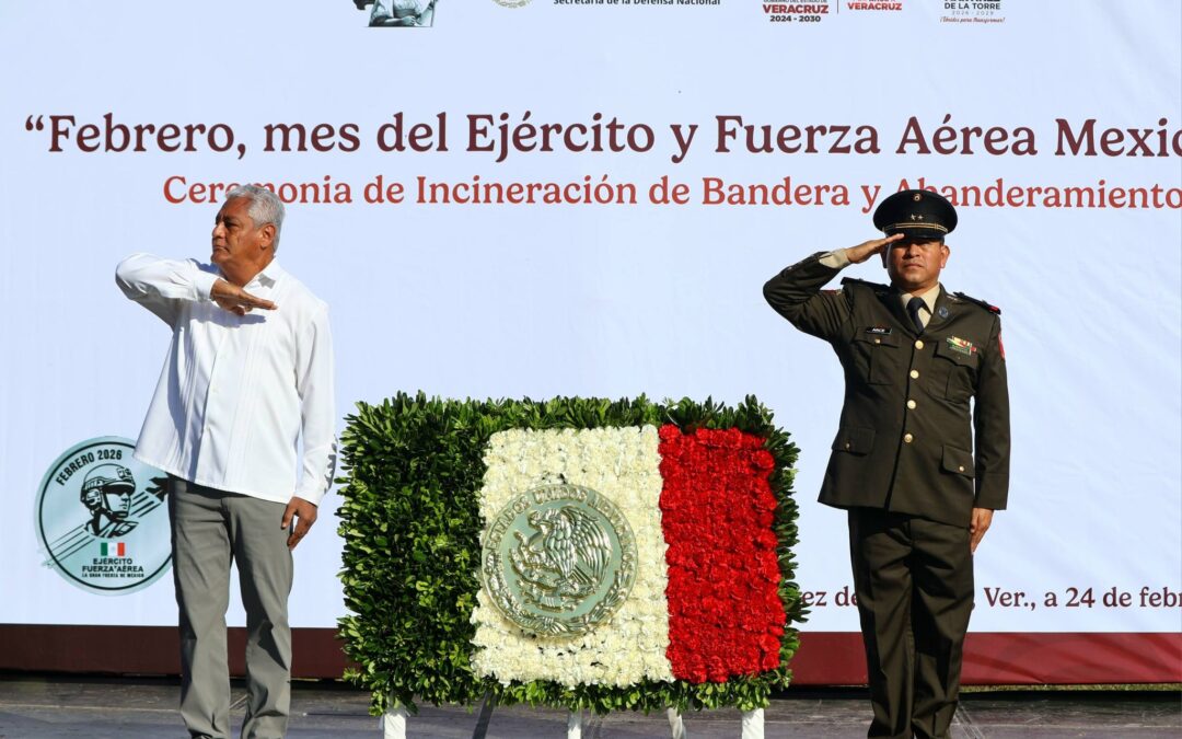 Ceremonia de Incineración y Abanderamiento