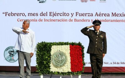 Ceremonia de Incineración y Abanderamiento