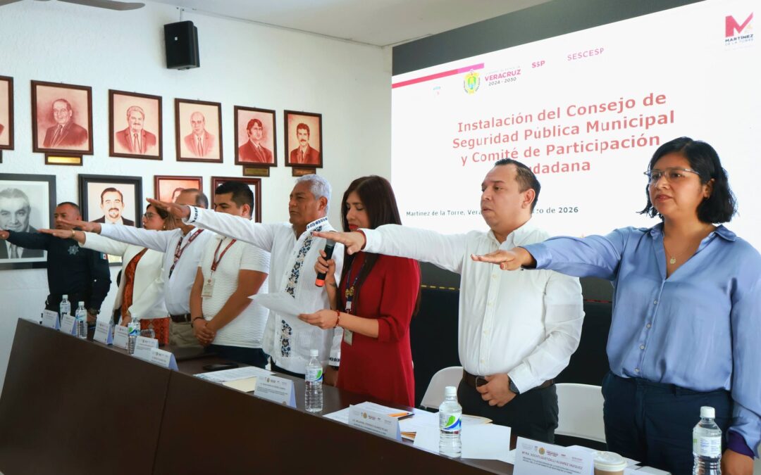 Instalación del Consejo de Seguridad Pública Municipal