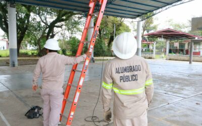 Renovación de alumbrado en la Unidad Deportiva Alejandro Peña