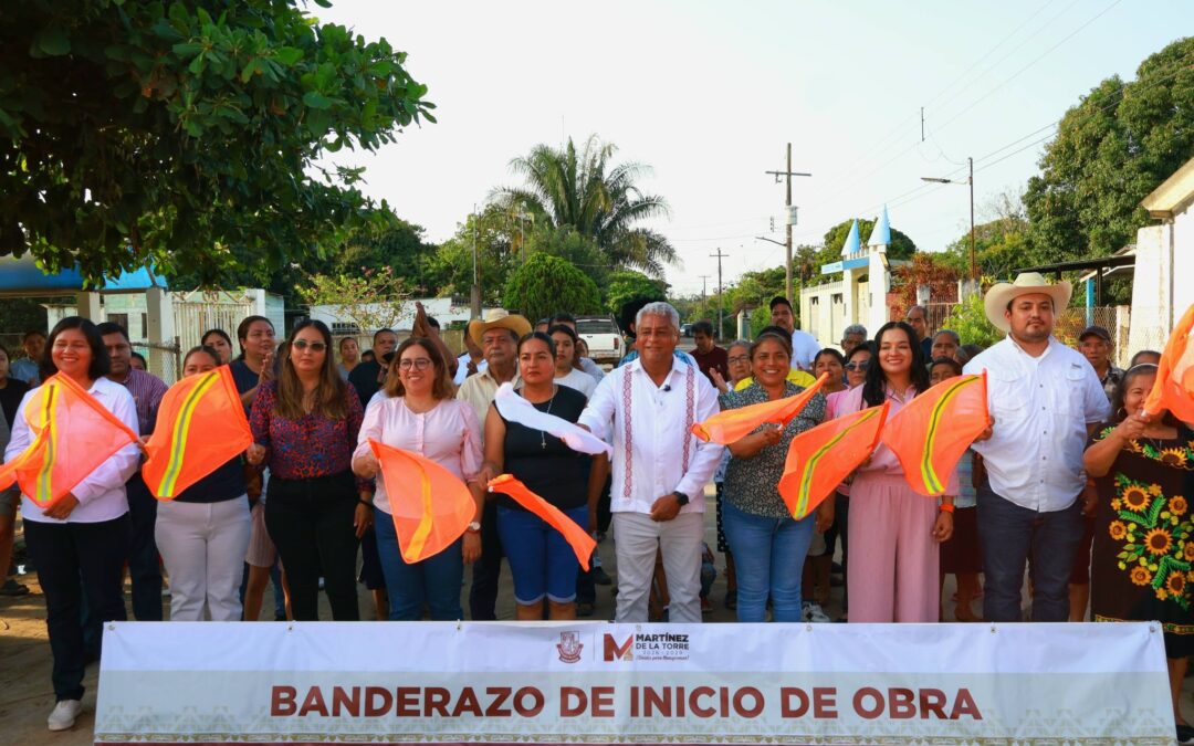 Banderazo de obras para el bienestar de las comunidades