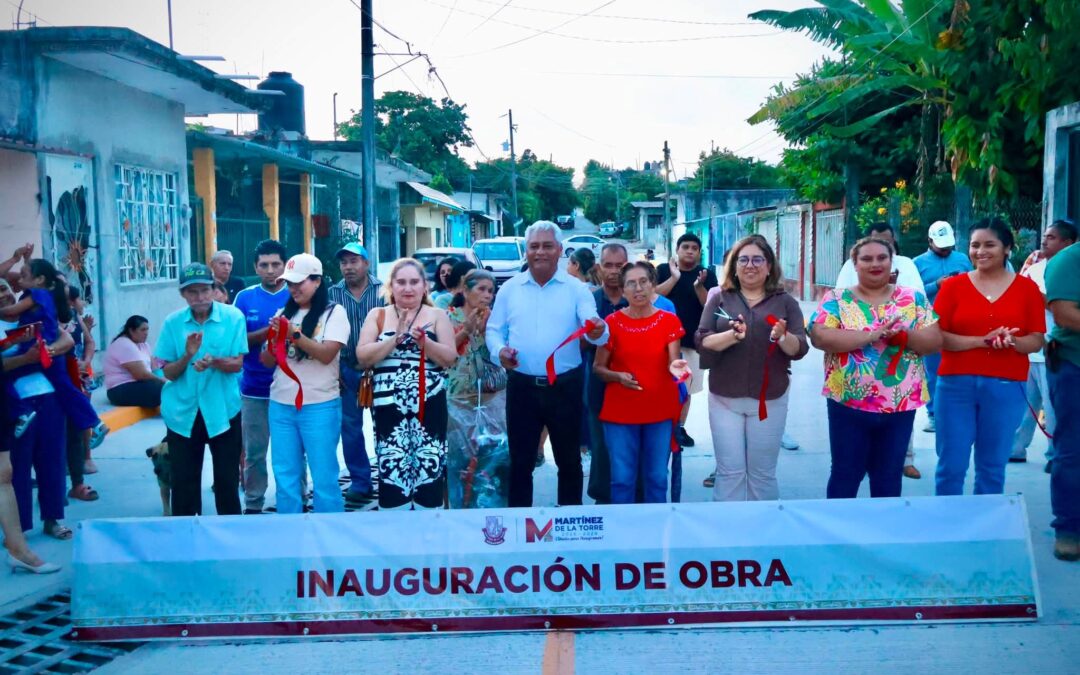 Inauguración de Obra en la Colonia Alfredo V. Bonfil