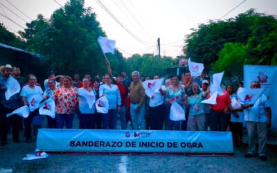 Banderazo de Obra en la Colonia Vega Redonda