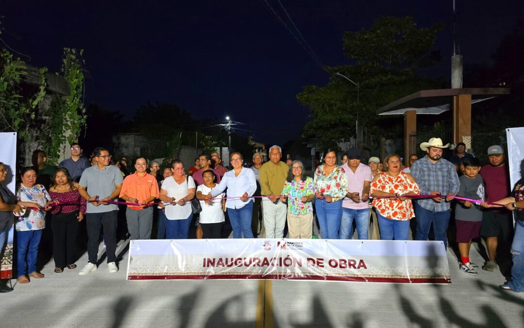 Inauguración de Obra en la Colonia Las Margaritas