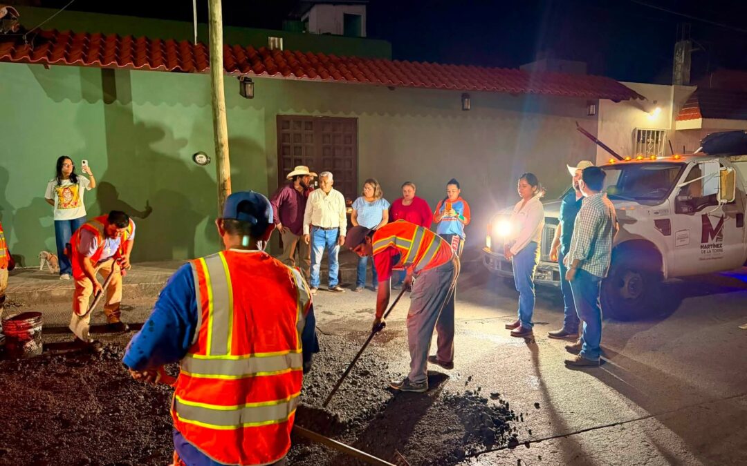 Supervisión de Bacheo Nocturno