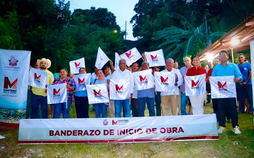 Banderazo de Obra en la Comunidad Pueblo Viejo Uno