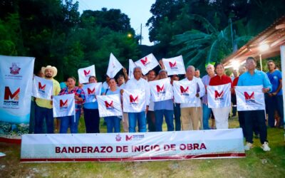 Banderazo de Obra en la Comunidad Pueblo Viejo Uno