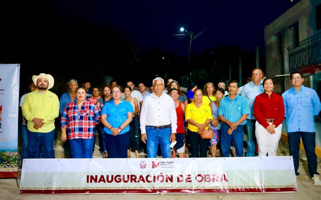Inauguración de obra en la Localidad Pueblo Viejo 2