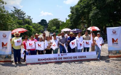 Banderazo de Obra y Supervisión de Caminos Interparcelarios de la Localidad de Manantiales