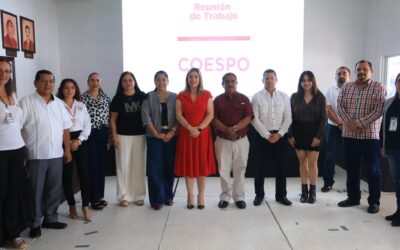 Sesión Ordinaria de COESPO para Fortalecer la planeación con información