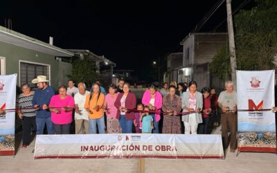 Inauguración de Obra en la Colonia Los Pinos